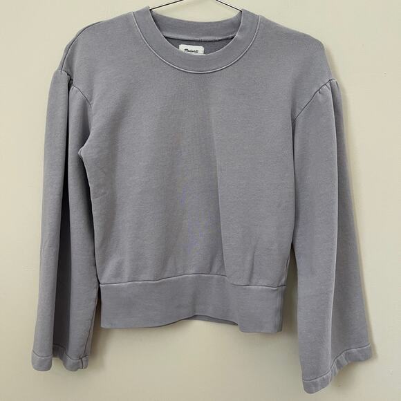 MADEWELL x Karen Walker® Garment-Dyed Sweatshirt Purple Size XS - Picture 5 of 13
